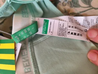 Reggiseno Benetton verde nuovo taglia L