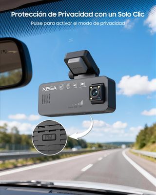 XEGA 2K 4G Dash Cam Coche Tarjeta SIM