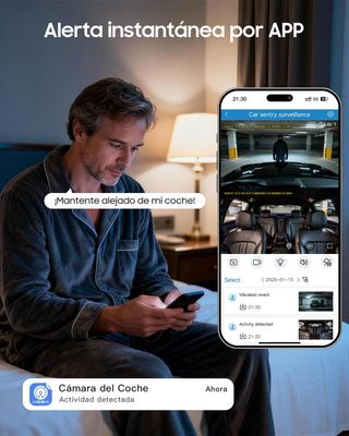 XEGA 2K 4G Dash Cam Coche Tarjeta SIM