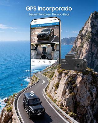 XEGA 2K 4G Dash Cam Coche Tarjeta SIM
