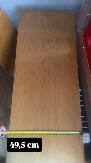 Mesa escritorio madera sencilla | ideal estudio