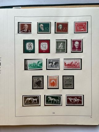 Álbum Sellos Alemania DDR 1949/1962 Nuevos** MNH