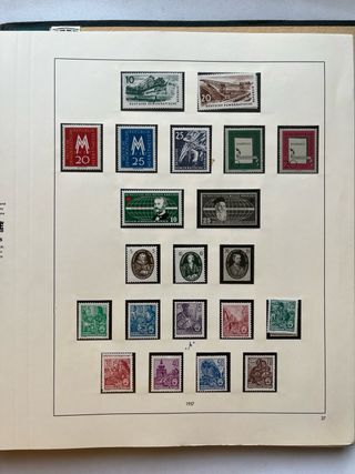 Álbum Sellos Alemania DDR 1949/1962 Nuevos** MNH