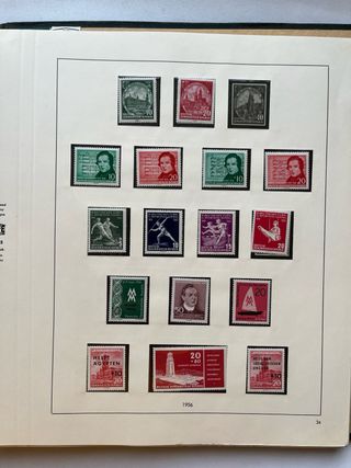 Álbum Sellos Alemania DDR 1949/1962 Nuevos** MNH