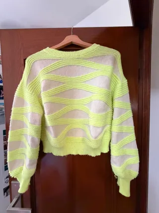 jersey de punto con rayas