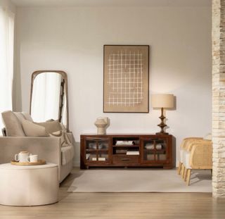 Conjunto de mesa elevable y mueble tele Banak