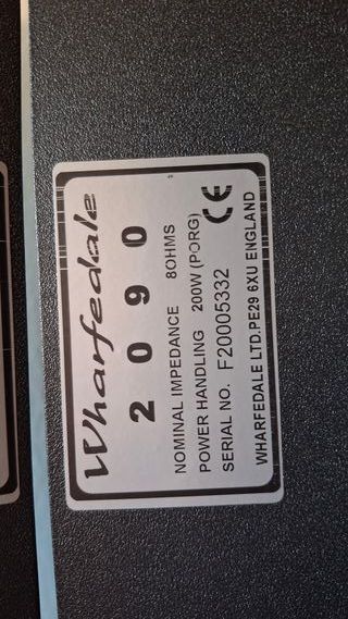 Altavoces Wharfedale 2090 Descatalogados