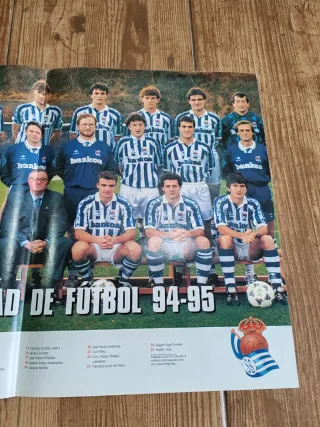 Póster Real Sociedad Fútbol 94-95