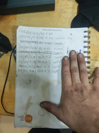 Neumáticos varias medidas sin uso pero antiguas.