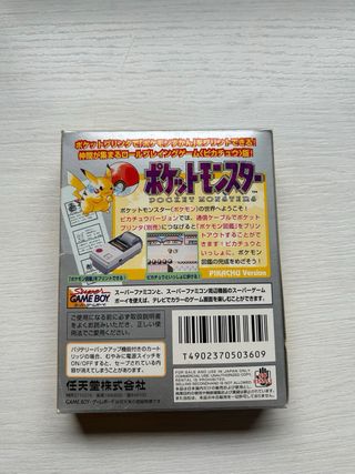 Pokemon Amarillo Game Boy Japonés