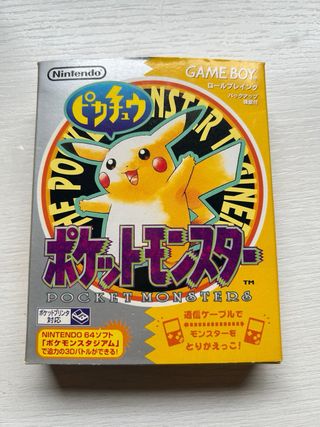 Pokemon Amarillo Game Boy Japonés