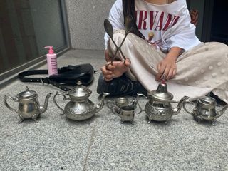 Servicio de té retro de plata, Ofrezca su precio