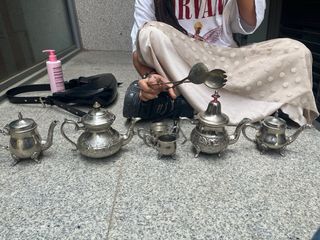 Servicio de té retro de plata, Ofrezca su precio