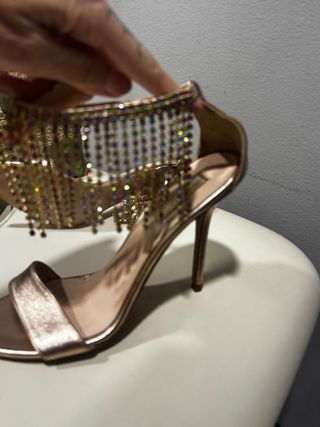 Sandalias Liu Jo Oro Rosa Joya