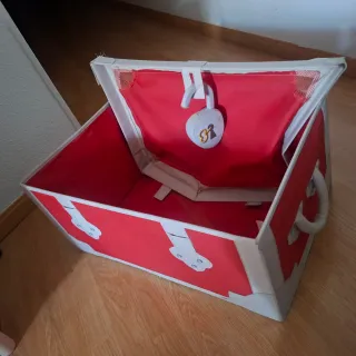 Cofre de tela para habitación infantil