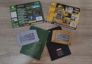 Pack Zelda Nintendo 64 - Zelda Ocarina of Time + Zelda Majora Mask