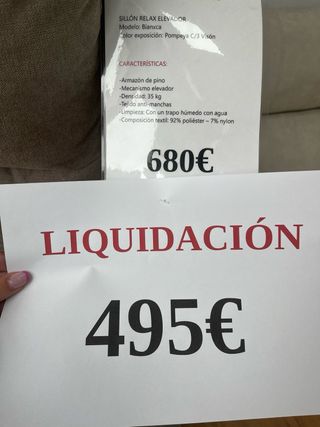 Sillón relax elevador