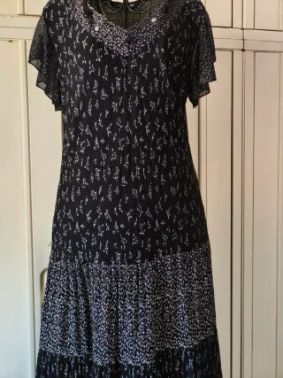 Vestito lungo foderato L/XL ma veste L