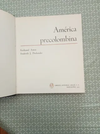 F. Anton, F.J Dockstader América precolombina