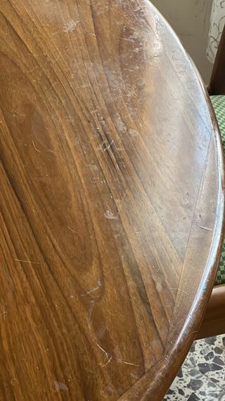 Comedor vintage extensible 6 sillas madera