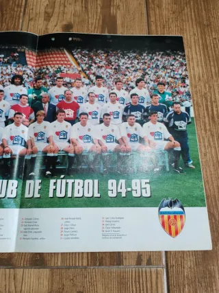Póster Valencia CF 94-95