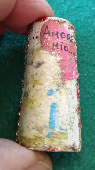 4 Magneti su Coccio Artigianali Vari Temi