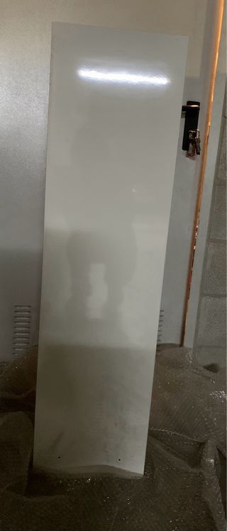 Mueble baño colgante blanco brillo 110x30x20