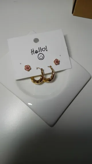 Set Orecchini Oro Rosa