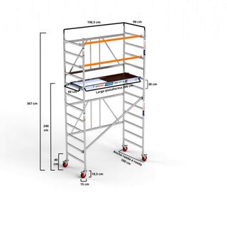 Alquiler Andamio Aluminio Homologado