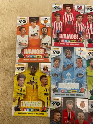 Lote de cromos Panini Vamos!