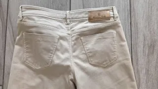 Pantalón beige claro Massimo Dutti Skinny Fit