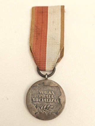 Lote 2 Medallas Polonia Trabajo Minero