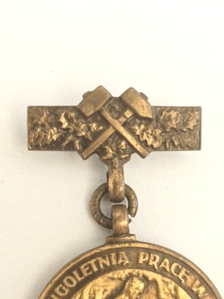 Lote 2 Medallas Polonia Trabajo Minero