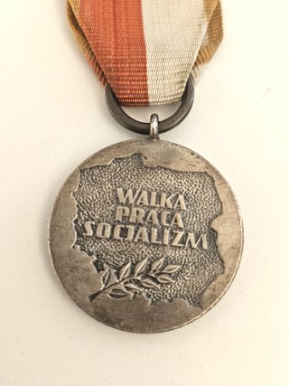 Lote 2 Medallas Polonia Trabajo Minero