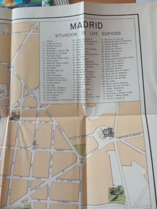 MADRID CRÓNICA Y GUIA DE UNA CIUDAD IMPAR CON MAPA