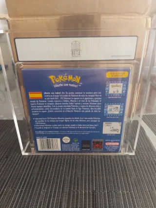 Pokémon Azul Game Boy Beta Grading 75+