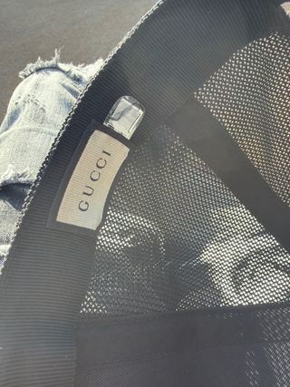 Gorra Gucci Nylon Negra/Gris