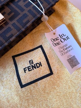 Borsa Fendi Baguette Zucca Vintage FF Monogram