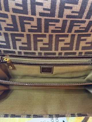 Borsa Fendi Baguette Zucca Vintage FF Monogram