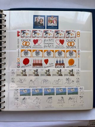 Álbum Sellos Liechtenstein y Suiza Nuevos MNH