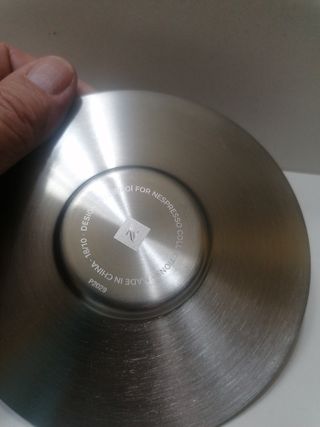 Chávena cafe Nespresso Vidro e Metal