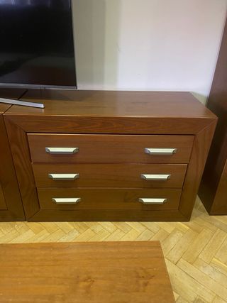 Conjunto Muebles Salón Madera
