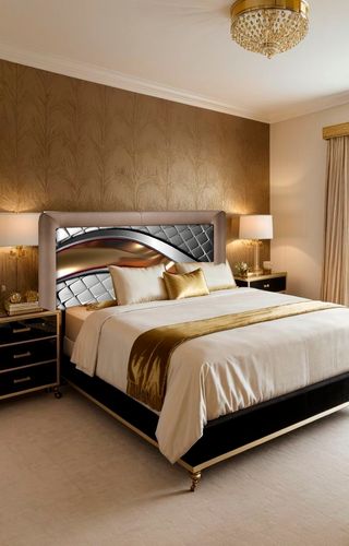 Cabecero de cama elegante