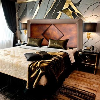 Cabecero de cama elegante