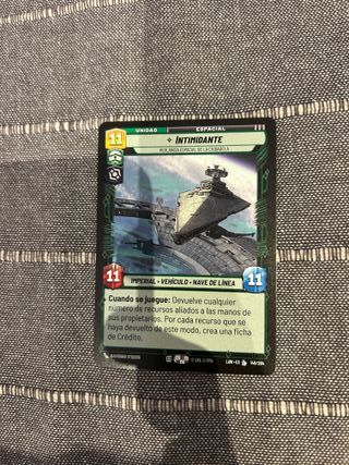 Carta Star Wars Unlimited Intimidante