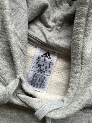 Sudadera Adidas Gris con Capucha