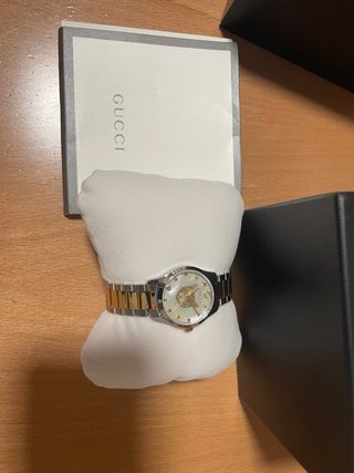 Reloj Gucci G Timeless Mujer Oro y Plata
