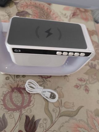 Reloj Despertador LED XM-G3 Carga Inalámbrica