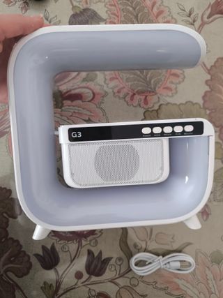 Reloj Despertador LED XM-G3 Carga Inalámbrica