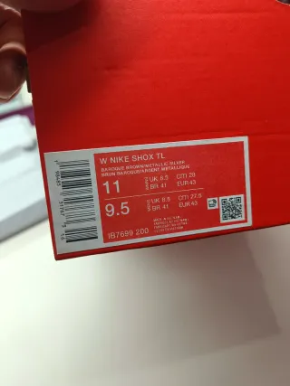 Nike Shox TL nuove marroni/